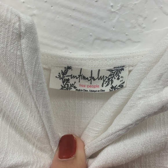 Free People Pippa V-Wire Bodysuit in Ivory Size Small - Picture 7 of 9